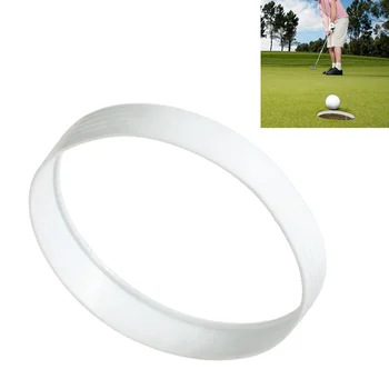 1 шт. 108 мм Кольца для гольфа с зеленой лункой Пластиковые Тренировочные принадлежности для гольфа Инструмент для занятий на открытом воздухе Кольца для стаканов Аксессуары
