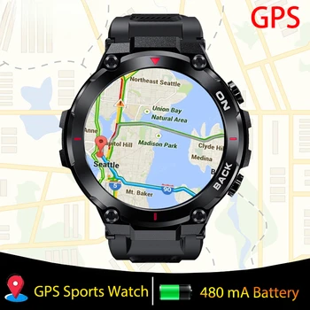 2023 GPS Смарт-Часы Мужские Спортивные Часы На Открытом Воздухе Водонепроницаемые Смарт-Часы 2023 НОВЫЙ Фитнес 24-часовой Монитор Сердечного Ритма Кислорода В Крови