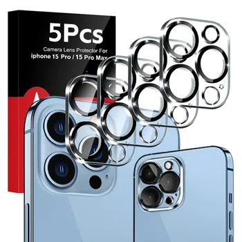 5-1шт Защитная пленка для объектива камеры для iPhone 15 Pro 15 Plus 15 Pro Max HD Прозрачные защитные пленки для объектива для iPhone 15 Pro Max 15