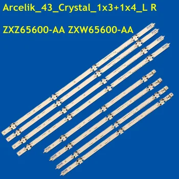 5 компл. светодиодной ленты подсветки 7 ламп (3 В) Arcelik_43_Crystal_1x3 + 1x4 057T43-C65 43VLX7730 43VLX5730 43GFB7788 43GUB8762 43VLE5830B