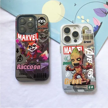 Marvel подходит для iPhone 15, 14, 13, 12, 11 Pro Max Mini X XR XS Max Plus Galaxy Guard iPhone 11 IMD