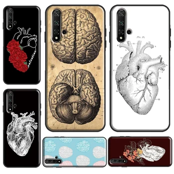 Анатомия человеческого Сердца Чехол Для Huawei Nova 5T Y6 Y9 Y7 2019 Чехол Для Honor 50 8X 9X 20 Pro 9 10 Lite 10i Coque