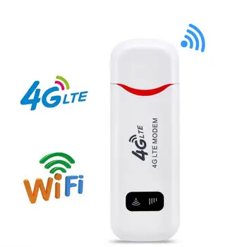 Беспроводной маршрутизатор LTE WiFi, 4G SIM-карта, портативный USB-модем 150 Мбит /с, карманный ключ доступа, мобильная широкополосная связь для домашнего покрытия Wi-Fi.