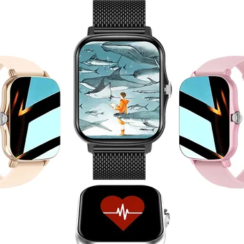 Для телефона Android IOS Смарт-часы Мужские женские Bluetooth-вызов Фитнес-трекер Водонепроницаемые спортивные смарт-часы Водонепроницаемые умные часы