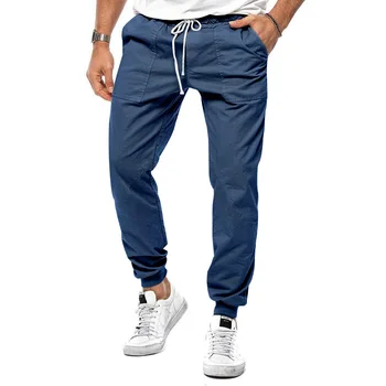 Летние Новые тонкие повседневные брюки, мужские классические модные деловые тонкие прямые однотонные брендовые брюки