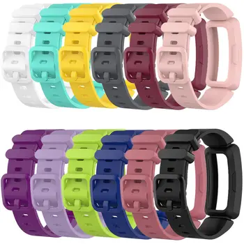 Мягкие Силиконовые Сменные Ремешки Sprot для Наручных часов Fitbit Aces2 /Inspire HR Tracker /Inspire Kids Watch Band Ремешок