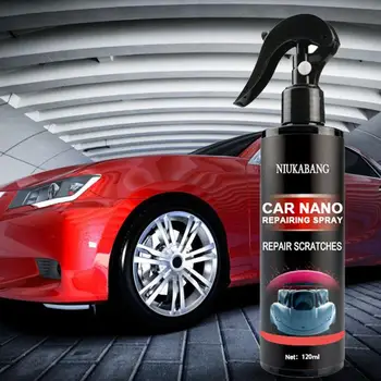 Нано-спрей для ремонта автомобилей Нанокерамическое покрытие для автомобиля Уменьшает воздействие атмосферных воздействий и грязи, полироль для автомобильных деталей Glasscoat