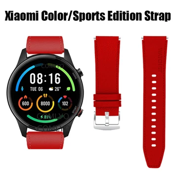 Новинка для Xiaomi Цветной ремешок для часов, кожаный смарт-браслет, спортивный ремешок, браслет для смарт-часов Color sports edition