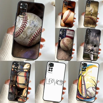 Спортивный чехол Love Baseball Для Xiaomi Redmi Note 8 9 10 11 12 Pro Note 9S 10S 11S Redmi 10C 10A 9A 9C Задняя Крышка