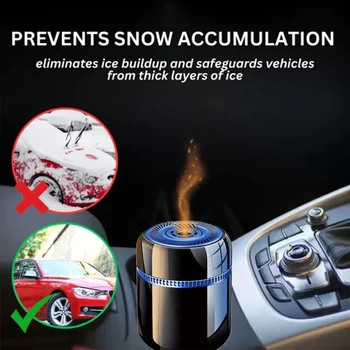 Универсальный электромагнитный ПЛК для удаления снега в автомобиле, мощный микроволновый молекулярный размораживатель лобового стекла, Противогололедный прибор, Очиститель воздуха.