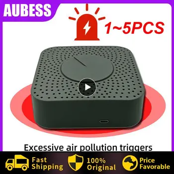1 ~ 5ШТ Tuya Smart Air Detector Box 5в1, Формальдегид / ЛОС / CO2 / Температура / Влажность, Управление Связью устройства В Smart Life
