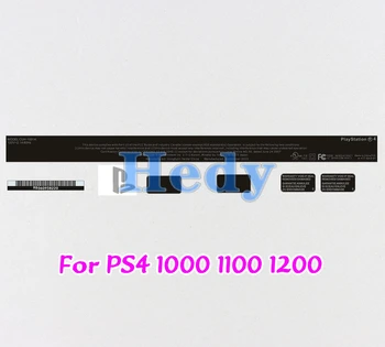 1 комплект для Playstation 4, черный, полный комплект, корпус, наклейка, уплотнители для PS4 1000 1100 1200 CUH-1001A