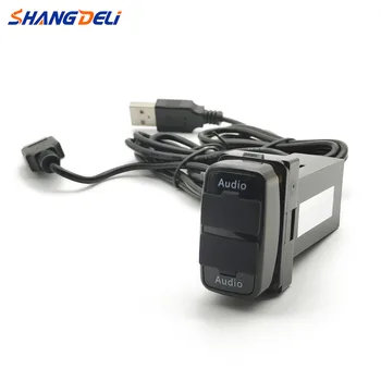1 шт. автомагнитола U-disk Flash USB для передачи данных Музыкальный адаптер для Mitsubishi Outlander Lancer EX Pajero Sport ASX V73 V93 V97