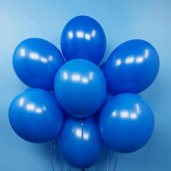 100 шт./компл. 5-дюймовые Синие латексные Праздничные шары для вечеринки по случаю Дня рождения, Воздушные шары для вечеринки по случаю Дня рождения, Латексные Воздушные шары для вечеринки, Латексные Воздушные шары