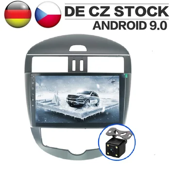 2 Din Стерео DVD-плеер Android 9,0 Авторадио для Peugeot 206 2000-2016 GPS-Навигация 4G + 32G Восьмиядерный 9-Дюймовый IPS 4K Головное устройство