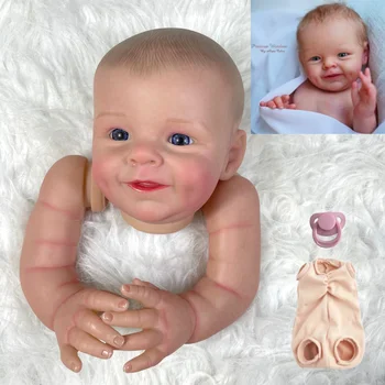22-дюймовый Комплект куклы-Реборна Shaya, Неокрашенные Незаконченные Детали куклы, Реалистичная Игрушка для новорожденных, подарок для девочек