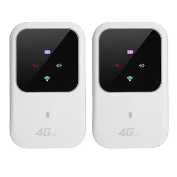 2X Портативный 4G LTE WIFI Маршрутизатор 150 Мбит/с Мобильная Широкополосная Точка Доступа SIM Разблокированный Wifi Модем 2.4 G Беспроводной Маршрутизатор