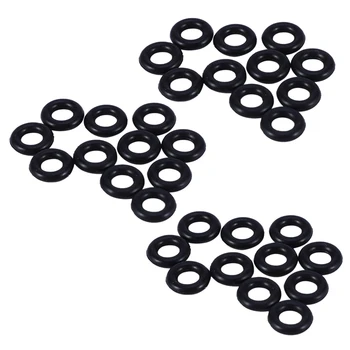30 шт. Черные резиновые уплотнительные кольца O-образной формы, уплотнительные шайбы 8 X 4 X 2 мм