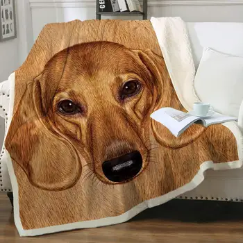 3D Печатные домашние собаки Nap Lunch Флисовый Чехол Для Перерыва на Обед Одеяло Офисный Плюшевый Подарок для Детей И Взрослых постельное белье Оптом 담요를 덮다 Travel
