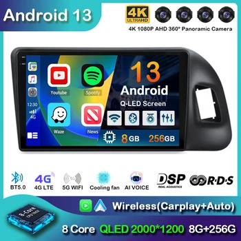 Android 13 Carplay Auto Автомагнитола Для Audi Q5 2010-2018 GPS Навигация Мультимедийный Видеоплеер 2din Аудио Стерео Головное Устройство WIFI