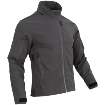 Emerson fog shadow outdoor soft shell coat мужская ветровка с капюшоном для пригородных поездок, тактическая одежда с защитой от брызг