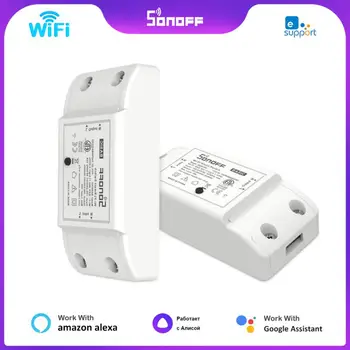 Itead SONOFF BasicR2 Wifi Smart Switch Timing DIY Модули Для приложения eWeLink Беспроводной Пульт Дистанционного Управления Работает С Alexa Google Home