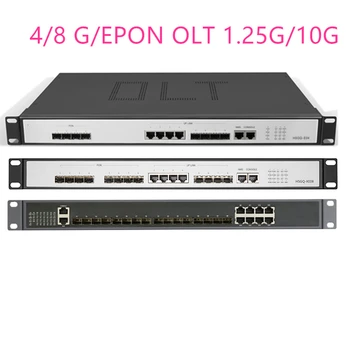 OLT 4/8 G / EPON OLT 4/8 PON 4 SFP 1.25G /10G SC Открытое программное обеспечение для ВЕБ-управления SFP PX20+ PX20 ++ PX20 + ++/C + / C ++ UI Открытое программное обеспечение