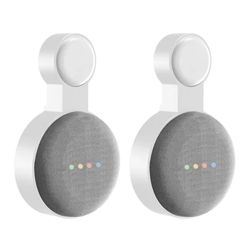 RISE-2 шт. Подходит для Google Audio Для Google Nest Мини-настенный кронштейн для розетки второго поколения, подвесной кронштейн для вешалки-белый