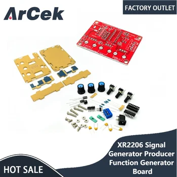 XR2206 Генератор сигналов, функциональная плата генератора, модуль DIY Kit, Синусоидальный треугольник, квадратный выход, 1 Гц-1 МГЦ + чехол