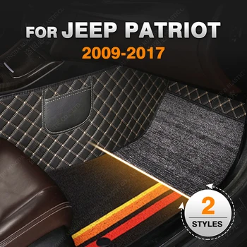 Автомобильные коврики для Jeep Patriot 2009 2010 2011 2012 2013 2014 2015 2016 2017 Пользовательские Автоматические накладки для ног, автомобильный ковер