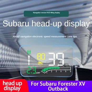 Автомобильный Электронный Головной Дисплей HUD для Subaru Forester XV 2019 OBD-Проектор Дооснащение Аксессуарами Ускоряющий Проектор Спидометра