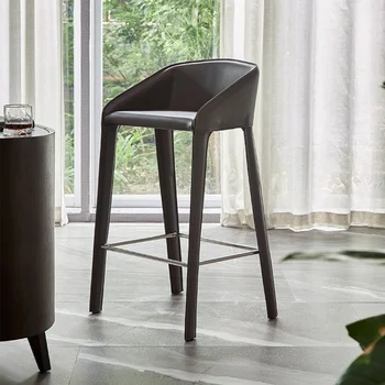 Барный стул домашнее седло кожаный стульчик для кормления современный простой барный стул для бара высокий табурет