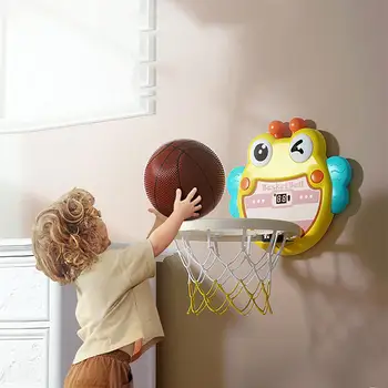 Баскетбольный набор для родителей и детей Веселый Баскетбольный Игровой Набор для Родителей и детей Простая Установка Детское Баскетбольное Кольцо с для Мальчиков для Детей