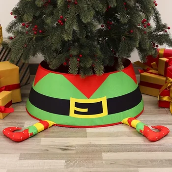Декор юбки для Рождественской елки, Объемное основание, Рождественские украшения для дома Navidad, Юбка для Рождественской елки, украшение для ног Natal Noel