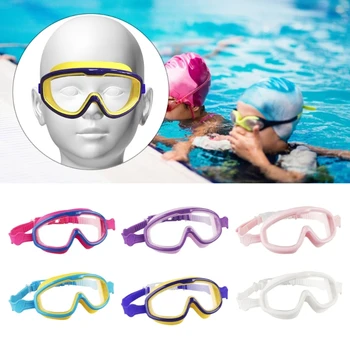 Детские очки для плавания, Детские Очки для плавания для Мальчиков и девочек с защитой от запотевания, Водонепроницаемые Прозрачные линзы для детей 8-13 лет