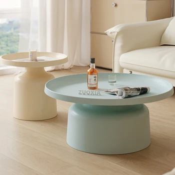 Журнальные столики в милом скандинавском стиле, роскошный круглый журнальный столик в гостиной, минималистичная уникальная мебель для дома Basse De Salon
