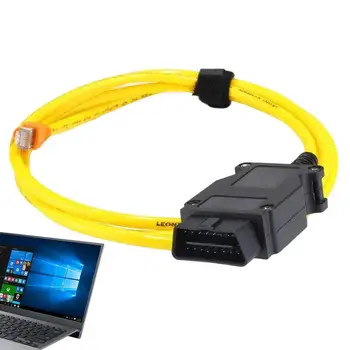 Кабель для передачи данных с кодированием WWM, Ethernet Для подключения к автомобильному диагностическому кабелю, экранирующему помехи, E-NET Data Tool серии F-s