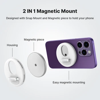 Магнитный держатель телефона Ulanzi MK-01 для iPhone 12 13 14 Pro Max, штатив для ноутбука MacBook, базовое крепление для видеомонитора