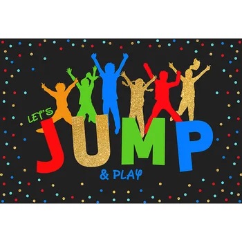 Мехофонд Jump and Play Party Background Красочные Фоны В Горошек Для Детей, Портретный Декор Для Фотосъемки, Фоны Для Фотостудии