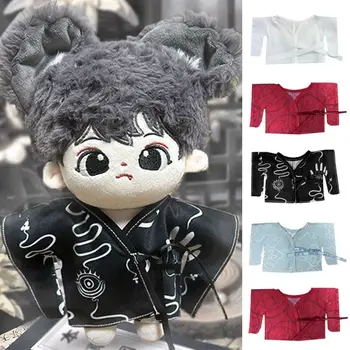 Модный Китайский стиль, 20 см хлопковая кукольная одежда, костюмы для мальчиков и девочек, милая старинная одежда, костюмы для кукольных игрушек, кукла своими руками