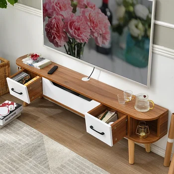 Настенный шкаф для телевизора в гостиной, деревянный органайзер, модный телевизионный столик, Ретро-ножной механизм для мебели Casa MQ50DS