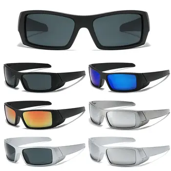 Оберните вокруг солнцезащитных очков Y2K Футуристические Спортивные солнцезащитные очки 2022 Модных оттенков, Винтажные очки в стиле панк