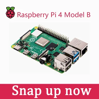 Оригинальный комплект платы разработки Raspberry Pi 4B, комплект Wi-Fi, 4-го поколения, Тип B, Сделано в Великобритании, 1 ГБ, 2 ГБ, 4 ГБ, 8 ГБ