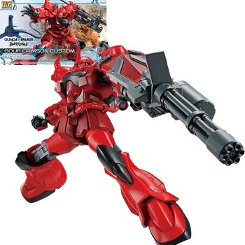 Оригинальный Подлинный HG 1/144 TV Gouf Crimson Custom Gundam Breaker Battlogue Gunpla Сборочная Модель Фигурки Аниме Фигурка Подарок