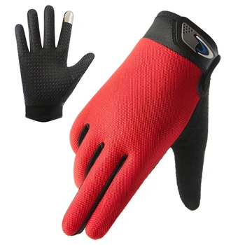 Перчатки для рыбалки с полным пальцем для женщин и мужчин, дышащие перчатки для фитнеса, гольфа, верховой езды на открытом воздухе
