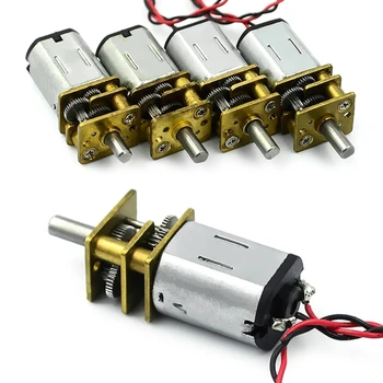 редукторный Двигатель диаметром D-образного вала 3 мм для DIY RCCars RCToys GA12-N20 для двигателя-редуктора постоянного тока 5 В 310 об/мин Заменить на Металлическую шестерню