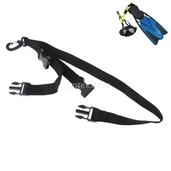 Ремешок для хранения ласт для подводного плавания и маски - Двойной шнурок с быстросъемной пряжкой и поворотным зажимом