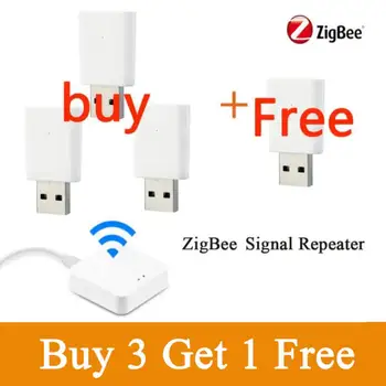 Ретранслятор Сигнала Tuya ZigBee USB-Удлинитель Zigbee Для Датчиков Zigbee Расширяется на 20-30 М Совместимый Шлюз ZigBee Smart Home Automation