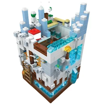 Светодиодный набор My Building Blocks World Bricks World House для сборки развивающих детских игрушек для мальчиков в подарок детям