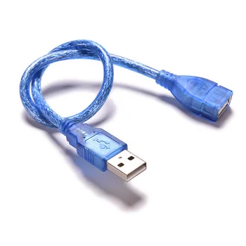 Синий 23-сантиметровый Удлинительный Кабель USB 2.0 типа 